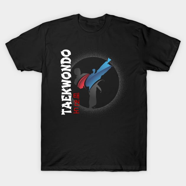 Martial Artist Side Kick TaeKwonDo T-Shirt by pho702